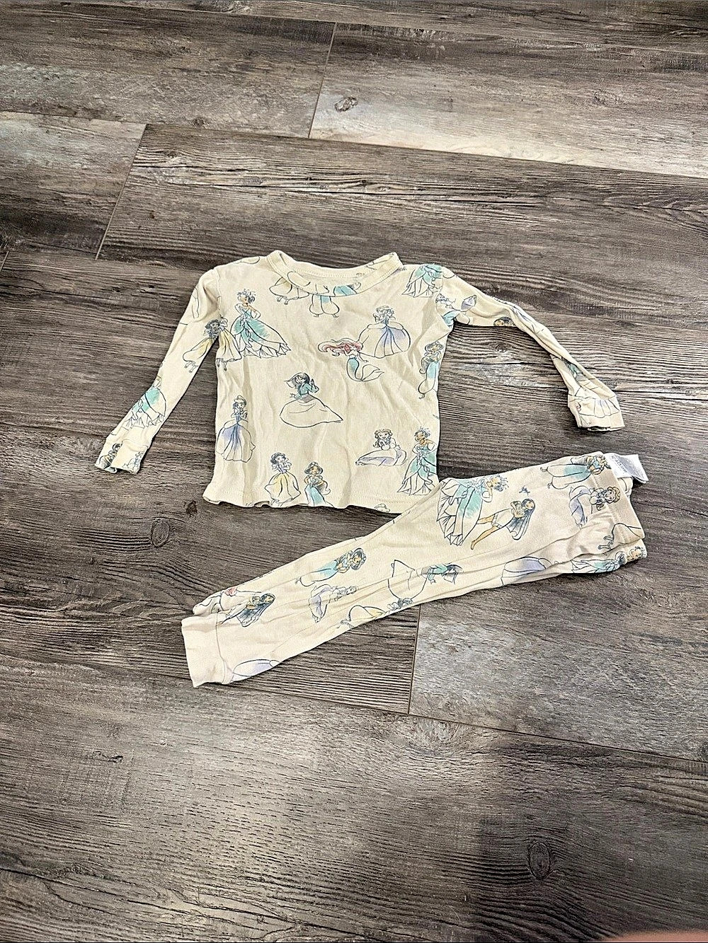 Gap Girls Floral Pajama Set Size 2